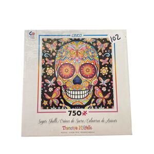 Ceaco Jigsaw Puzzle SUGAR SKULLS 750 Piece Day of the Dead NIB SEALED